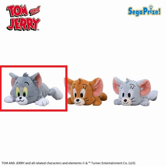 Aトム】トムとジェリー 寝そべり マスコット オンラインクレーンゲーム