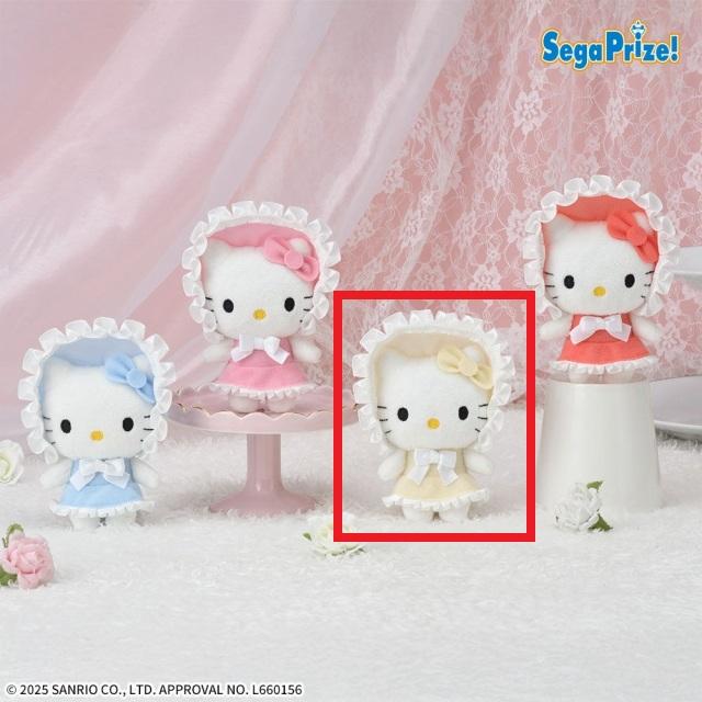 Dホワイト】ハローキティ マスコット カラフルボンネット オンライン