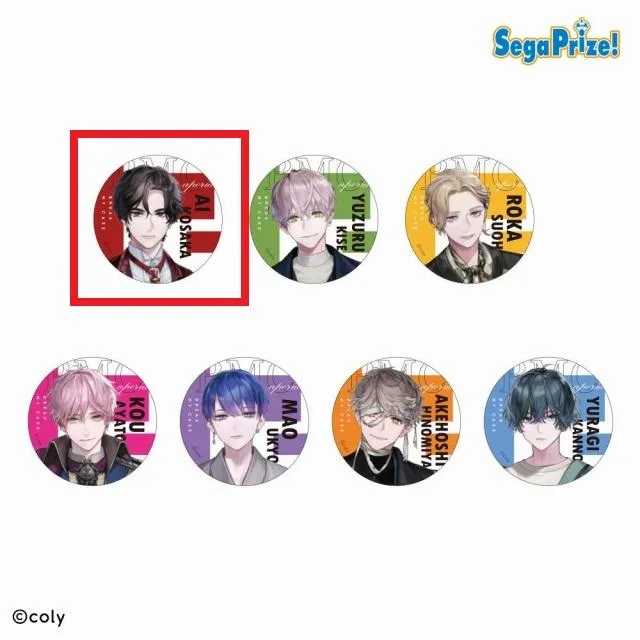 A皇坂逢】『ブレイクマイケース』 缶バッジ～本部&交際部～Vol.2(EX