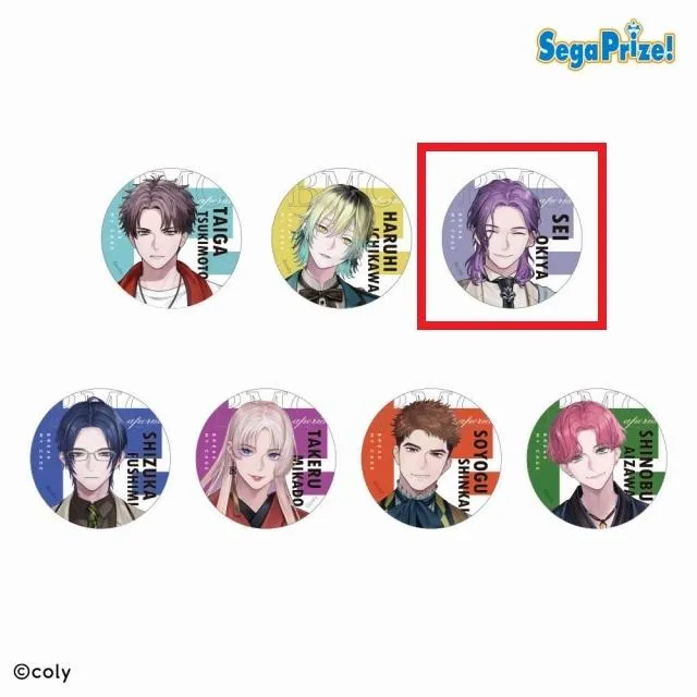 C隠岐谷誓】『ブレイクマイケース』 缶バッジ～管理部&強行部～Vol.2