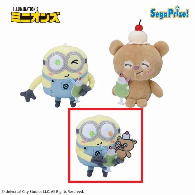 Aボブ&ティム】ミニオン マスコット“ボブ&ティム” クリームソーダ