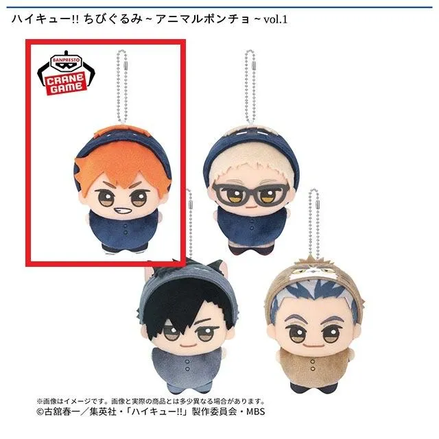 A日向翔陽】ハイキュー!! ちびぐるみ～アニマルポンチョ～vol.1