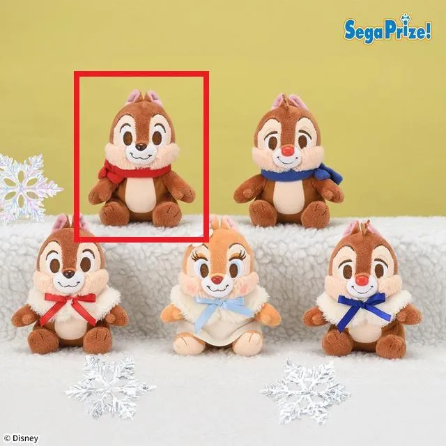 Aチップ(マフラー)】チップ&デール&クラリス マスコット ～Fluffy