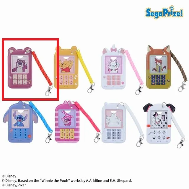 Aロッツォ】ディズニー&ピクサーキャラクター ケータイ型パスケース