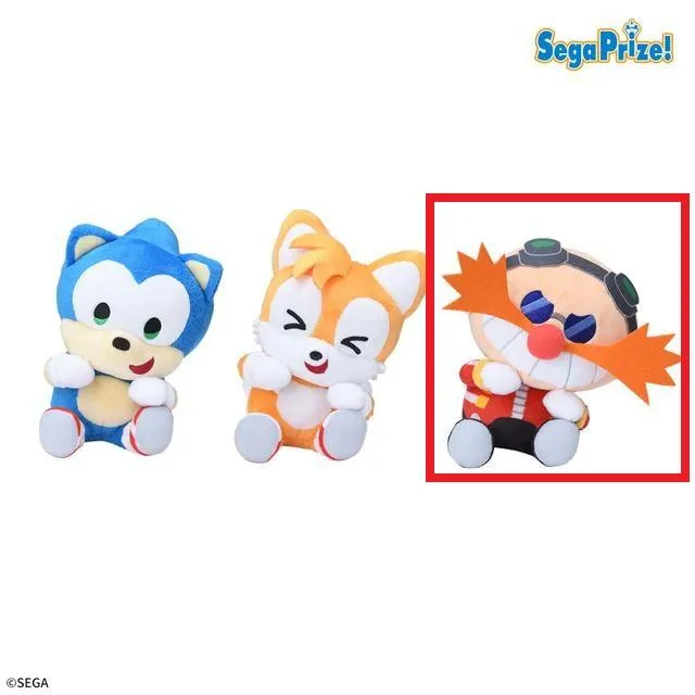 C:Dr.エッグマン】SONIC&FRIENDS ひょこぴょこ ぬいぐるみ(EX