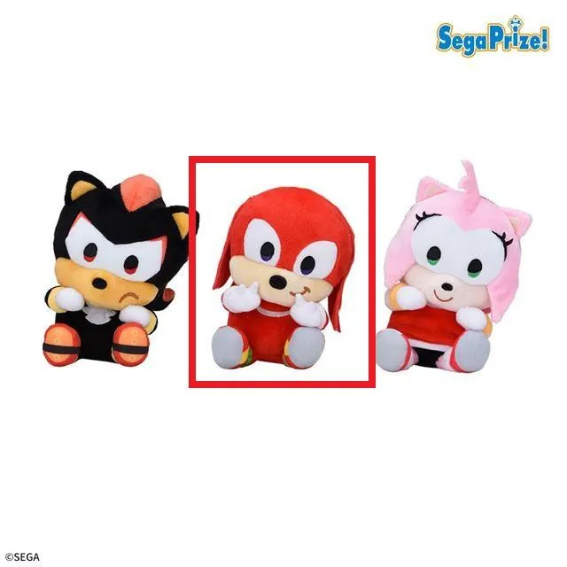 Bナックルズ】SONIC&FRIENDS ひょこぴょこ ぬいぐるみVol.2(EX