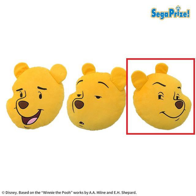 Cプー(フフン/口閉じ)】くまのプーさん [PtZ]フェイスクッション FUNNY