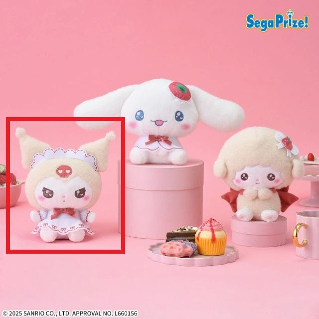 Bクロミ】ゆるかわ サンリオキャラクターズ ぬいぐるみ ショートケーキ