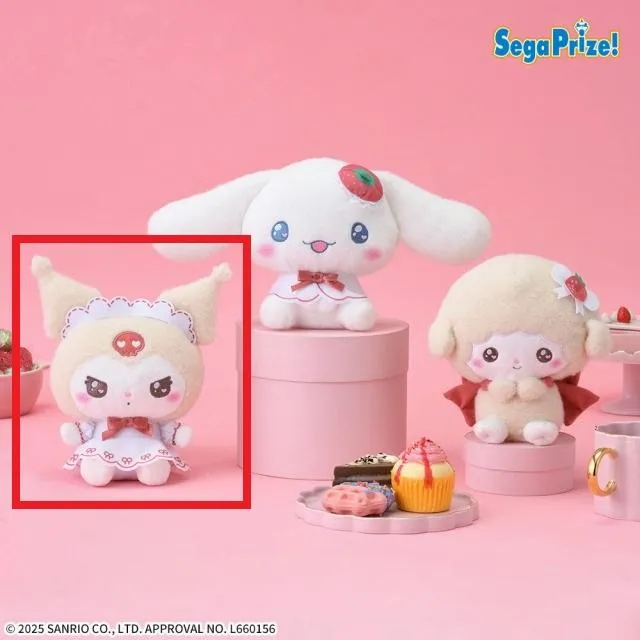 Bクロミ】ゆるかわ サンリオキャラクターズ ぬいぐるみ ショートケーキ