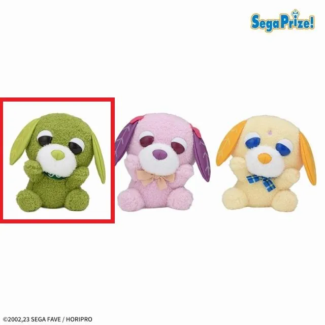 Aリョク】お茶犬 ひょこぴょこ ぬいぐるみ(EX) オンラインクレーン