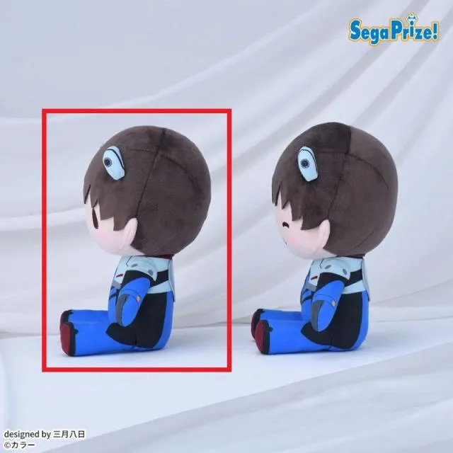 A目開き】エヴァンゲリオンシリーズ ふわぷち Mぬいぐるみ“シンジ