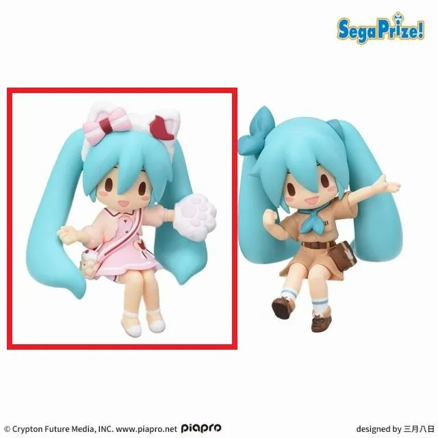 Aテーマパーク(猫耳)】初音ミクシリーズ ふわぷち ちょこのせ ミニ