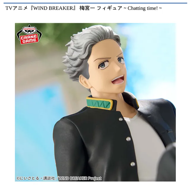 梅宮一】TVアニメ『WIND BREAKER』 梅宮一 フィギュア～Chatting time