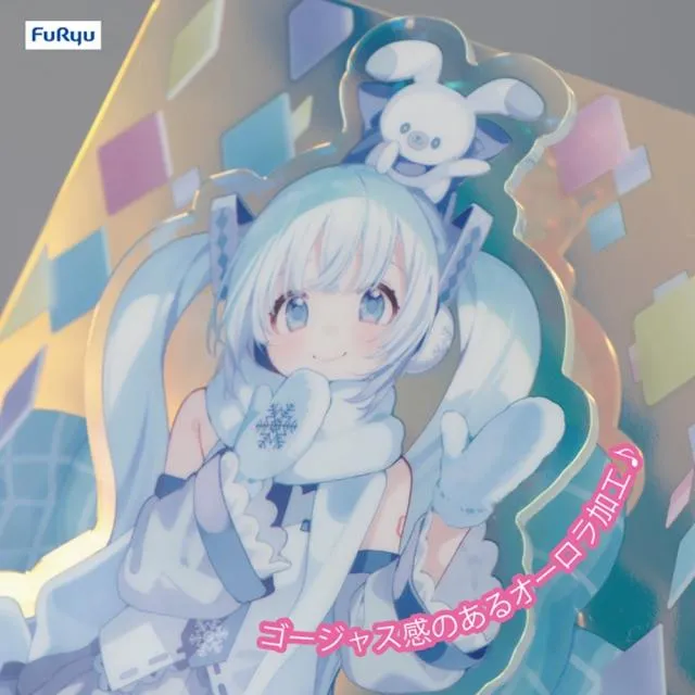 Aオーロラ】初音ミク アクリルスタンド ー雪ミク スカイタウン10th ver