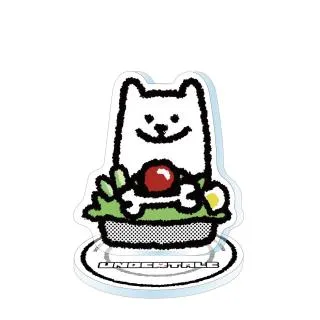Gうざいイヌ】UNDERTALE スタンド付きアクリルプレート～FOOD DESIGN