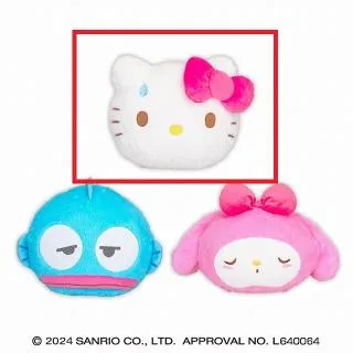 ハローキティ キャラクターグッズセット　クッション　小物 Aハローキティ】サンリオキャラクターズ 顔デカクッション2 オンライン
