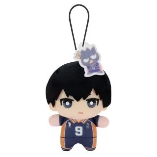 ハイキュー × サンリオ ちびぐるみ マスコット 【影山飛雄 × バッドばつ丸】 B影山飛雄/バッドばつ丸】ハイキュー!!×サンリオキャラクターズ ちみっ