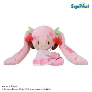 B口閉じ】初音ミクシリーズ [MP]くっつきぬいぐるみ “桜ミク