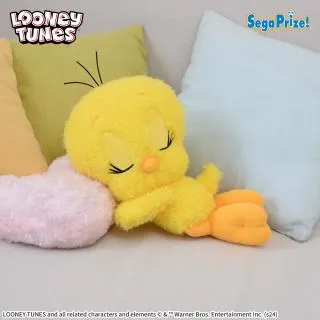 ルーニー・テューンズ すやすやLぬいぐるみ“トゥイーティー