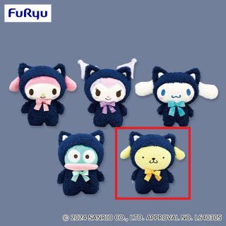 Eポムポムプリン】サンリオキャラクターズ ねこねこ探偵ぬいぐるみ