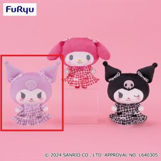 Aクロミ(パープル)】マイメロディ・クロミ リボンいっぱい!ギンガム