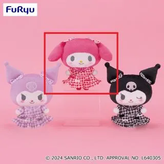 Bマイメロディ】マイメロディ・クロミ リボンいっぱい!ギンガム