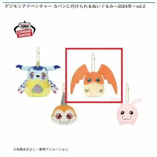 Cコロモン】デジモンアドベンチャー カバンに付けられるぬいぐるみ