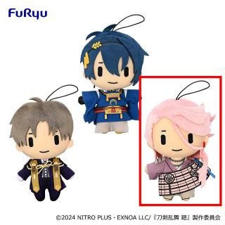 C鶴丸国永】刀剣乱舞ONLINE ゴム紐付き御伴散歩ぬいぐるみ④