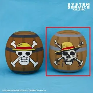 【非売品】Netflix Only on イベント限定 クレーンゲーム Bライトブラウン】Netflixシリーズ「ONE PIECE」 樽型ぬいぐるみXL