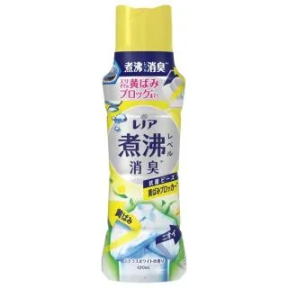 レノア煮沸レベル消臭抗菌ビーズ 黄ばみブロッカー シトラスホワイトの