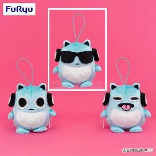 ブルーハムハム ふんわりねそべりBIGぬいぐるみ～サングラス