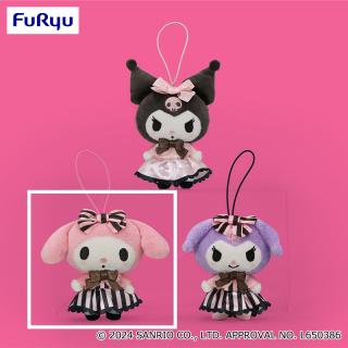 Aマイメロディ】マイメロディ・クロミ ラブリーストライプリボン