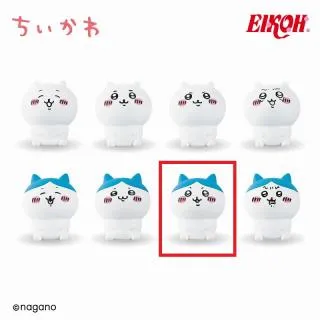 Gハチワレ(キリッ)】ちいかわ インテリアミニフィギュア オンライン