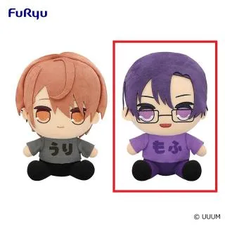 Bもふ】カラフルピーチ おすわりBIGぬいぐるみ⑥ オンラインクレーン