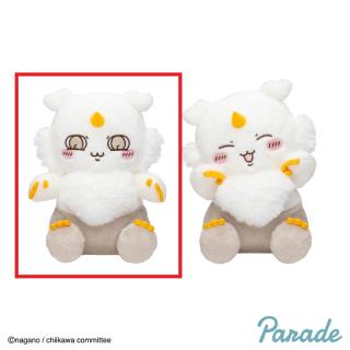 Aノーマル(目開け)】ちいかわ あのこBIGぬいぐるみ オンラインクレーン