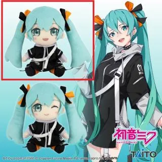 A通常(両目開け)】初音ミク オリジナルぬいぐるみ Fashion～Punk