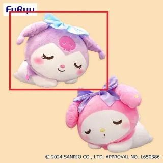 Aクロミ】マイメロディ・クロミ ぽてっと寝そべりBIGぬいぐるみ