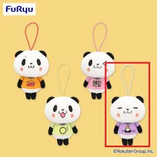 Aグレー】お買いものパンダ 小パンダぬいぐるみ～ぺんぎんコスチューム