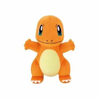 Aヒトカゲ(口閉じ)】ポケットモンスター いろんなおかおぬいぐるみ