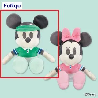 Aミッキー】ミッキー&ミニー デココレ スポーティBIGぬいぐるみ