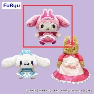 Aマイメロディ】サンリオキャラクターズ うさみみナースぬいぐるみ①