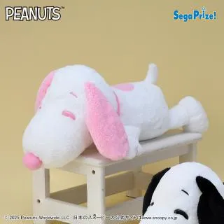 Aピンク】SNOOPY(TM) Lぬいぐるみ くたっとカラフル オンライン
