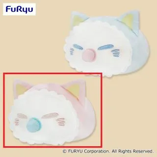 Aピンク(体)】ねむネコ ベビーBIGぬいぐるみ オンラインクレーンゲーム