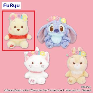 Aプーさん】ディズニーキャラクター ミルキーボア 花かんむり