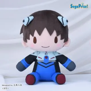 A目開き】エヴァンゲリオンシリーズ ふわぷち Mぬいぐるみ“シンジ