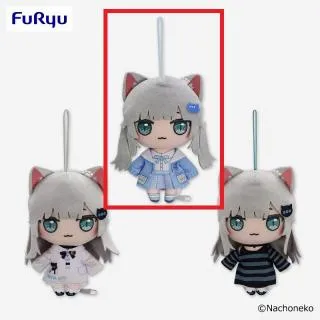 Cボーダー(黒服)】Nachoneko ぬいぐるみ オンラインクレーンゲーム DMM