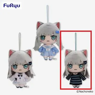 Bぎらぎら(目開け)】Nachoneko おおきなへんにゃのクッション
