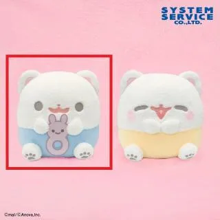 Aブルー】ポメラニアンもち 赤ちゃんもち ぬいぐるみXL オンライン