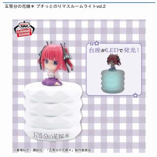 中野二乃】五等分の花嫁* プチっとのりマスルームライトvol.2