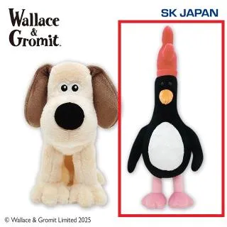 Bフェザー・マッグロウ】ウォレスとグルミット ぬいぐるみ オンライン